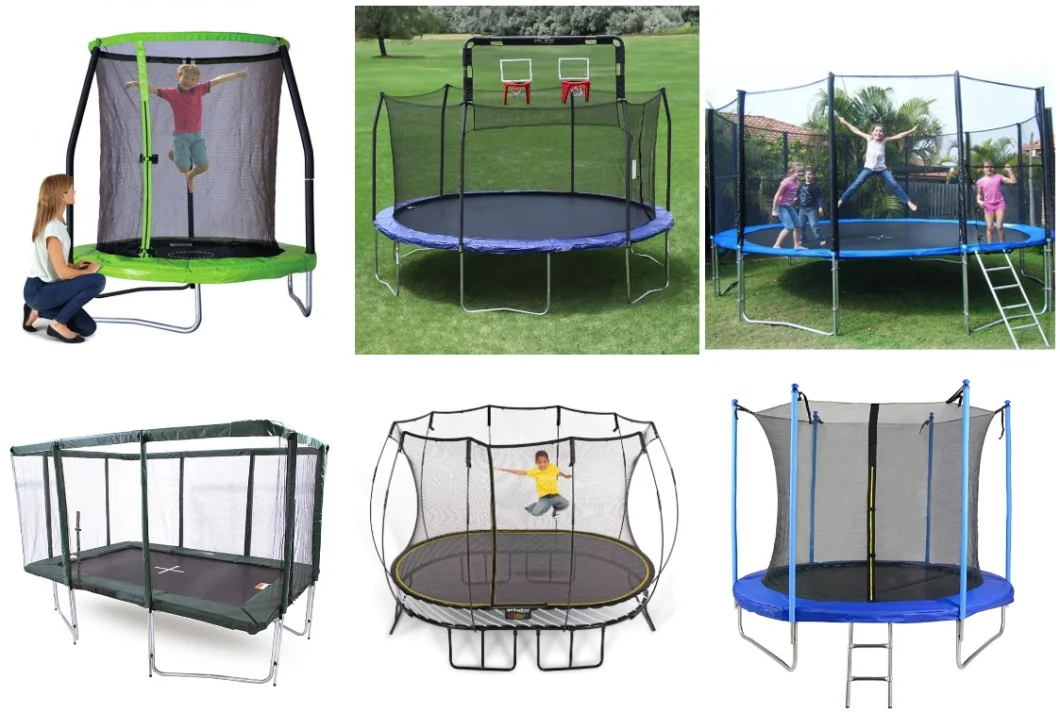 Wholesale Price Birthday Gift 10FT Jumping Trampoline Outdoor Entertainment