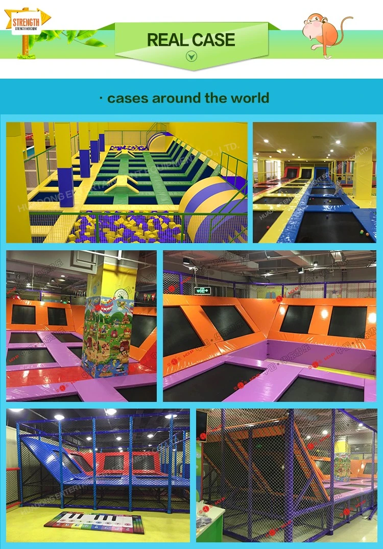 Hot Sale Professional Big Bounce Trampoline, Giant Bungee Trampoline Park