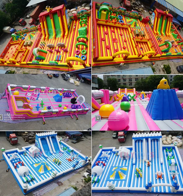 Indoor Inflatable Trampoline Playground Big Bouncer Amusement Park