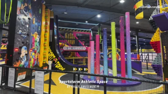 Verified Supplier Adventure Play Park Big Games Indoor Playlands Trampoline Park